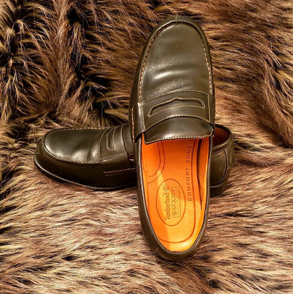 Timberland Penny Loafers | Brown | 9.5M | A1252